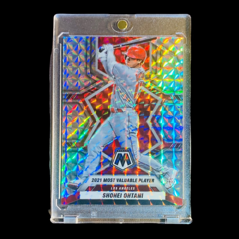 SHOHEI OHTANI - RARE Refractor Silver Prizm Baseball Card SP - LA DODGERS